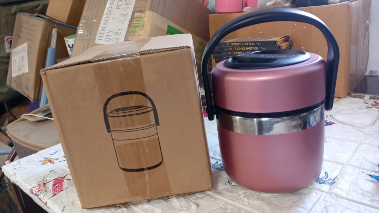 5524 Leak-proof Thermos Flask For Hot Food, Warm Soup Cup, Vacuum Insulated Lunch Box, Food Box for Thermal Container For Food Stainless Steel (Multi-Color) 5524 Leak-proof Thermos Flask For Hot Food, Warm Soup Cup, Vacuum Insulated Lunch Box, Food Box for Thermal Container For Food Stainless Steel (Multi-Color)